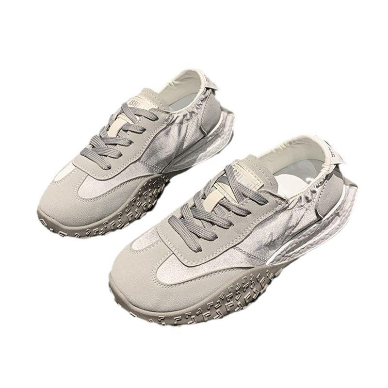 Женская обувь из сатина, обувь Форреста Гампа, платформенная подошва, модная, универсальная, дышащая, увеличивающая рост, повседневная спортивная обувь, немецкая тренировочная обувь