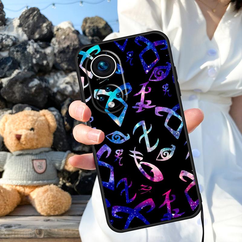 Логотип Ангельской Руны Охотников за Тенью Чехол Для Honor X9b X8b X8 X9 X6a X7a X8a X9a Honor Magic 6 5 Pro 50 70 90 Lite Задняя Крышка