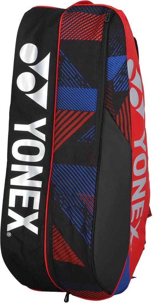 Сумка для теннисных и бадминтонных ракеток вмещает 6 ракеток, цвет алый [YONEX]