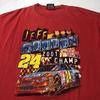 Винтажная красная футболка унисекс Nascar 2001 Jeff Gordon Chase
