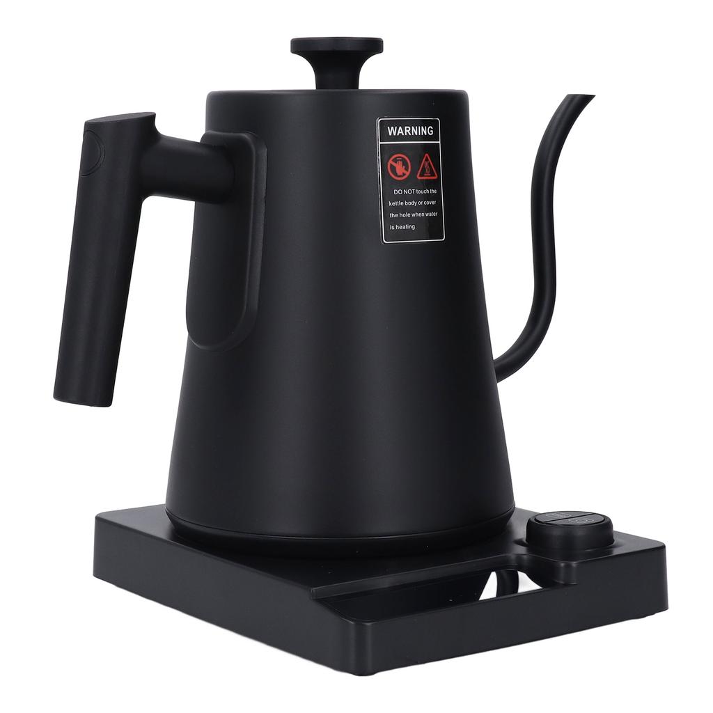 Gooseneck Electric Kettle Stainless Steel 1200W Quick Heating Precise Temperature Control LCD