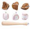 15 Бейсбольный спортивный кулон из искусственной кожи, деревянный 3D-шарм с кольцом, аксессуары, детали для украшения, сделай сам, брелок ручной работы, ремешок, материалы для поделок, ручная работа