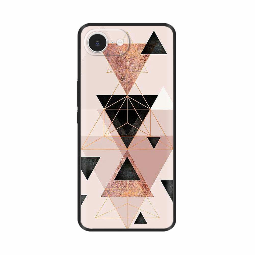 For iPhone 16e Case Black Silicone Painted Case For iPhone 16e Cover TPU Anti-drop Phone Protector Cover For iPhone 16 E Cases