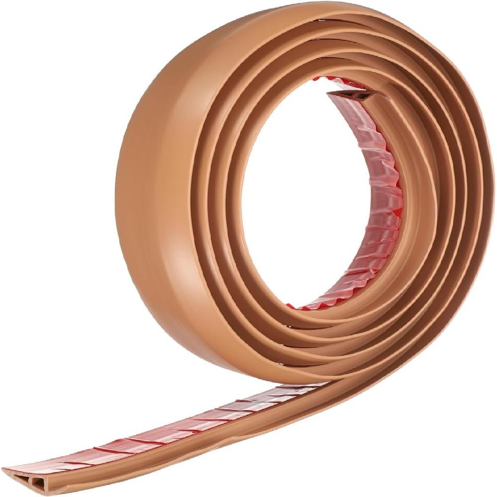1pc 1m/2mX5cm Durable Carpet To Tile Floor Transition Strip Wear-resistant Self Adhesive Edging Trim Cuttable PVC Flat Button