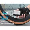 TOPUMP TB2 PRO Mini Portable Electric Pump for Bike Cordless Tire Inflator 120PSI Max 450mAh Battery with Sreen Fast Charging