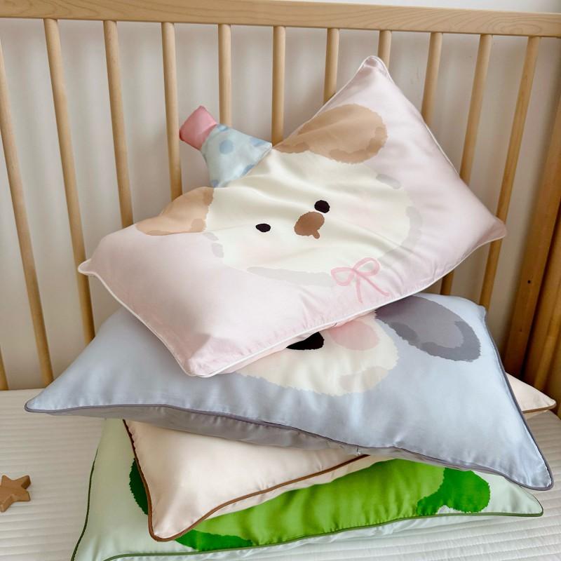 60S Tencel Lyocell Pillowcase Kids Adults 30x50cm Single Or 48x74cm Pair Soft Breathable Bedding Cover Ins Style Printed