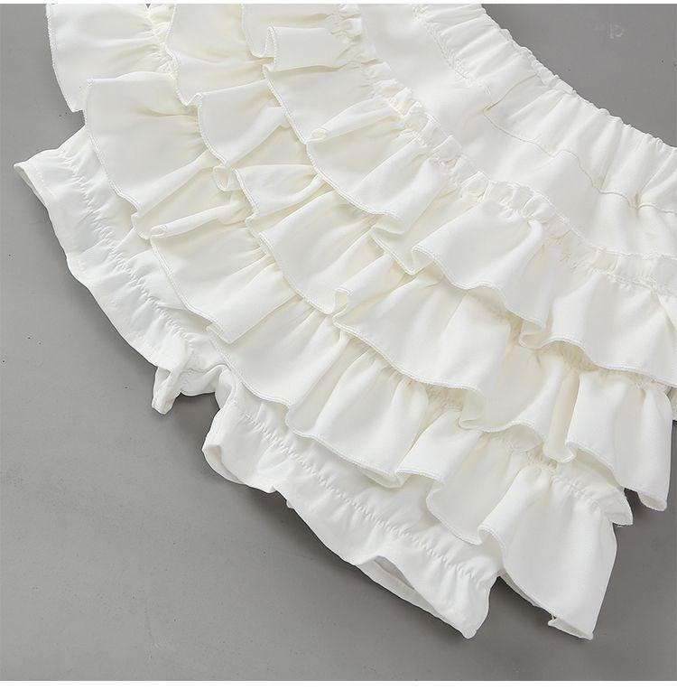 Детская юбка-торт, пышная юбка для девочек, танцевальная юбка, весенне-летняя плиссированная юбка в студенческом стиле