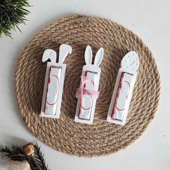 Силиконовая форма для пасхального кролика для самостоятельного изготовления свечей, литье из смолы, легко снимаемая форма для полимерной глины, гибкая форма для свечей в виде кролика