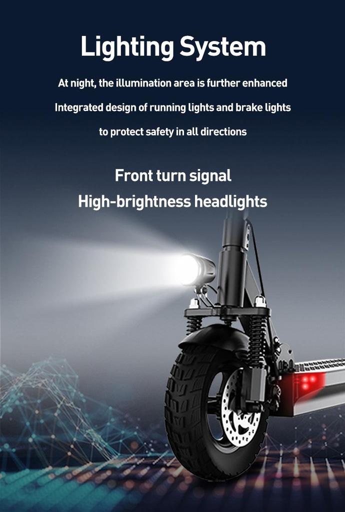 Электросамокат Joyor Y6-S — двигатель мощностью 500 Вт, аккумулятор 48 В, передние и задние дисковые тормоза для плавной и надежной езды(НЕТ ЭБЭ)