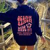 Ocean Beach Hoodie Aesthetic Hoodie Tumblr Sweatshirt CA Surf Tee Trendy Oversized Hoodie Coconut Hoodie Unisex Aesthetic Tops Unisex