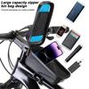 Bike Phone Bag EVA Hard Shell Waterproof Touchscreen Lightweight Cycling Road Mountain Bicycle Top Tube Front Frame Cellphone Pouch