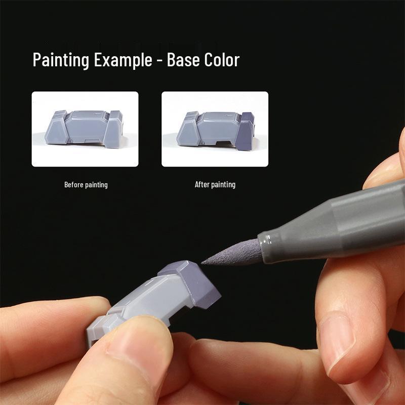DSPIAE Despai Water-based Soft Tip Pen for Military Models - Base & Metallic Colors for Coloring & Touch-ups