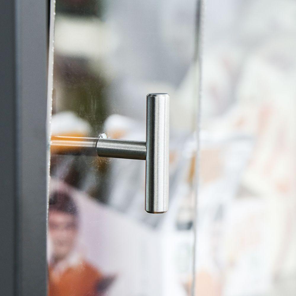 Hardware Furniture Component Drawer Door Knobs T-Bar Handle Stainless Steel Knobs Wardrobe Pulls