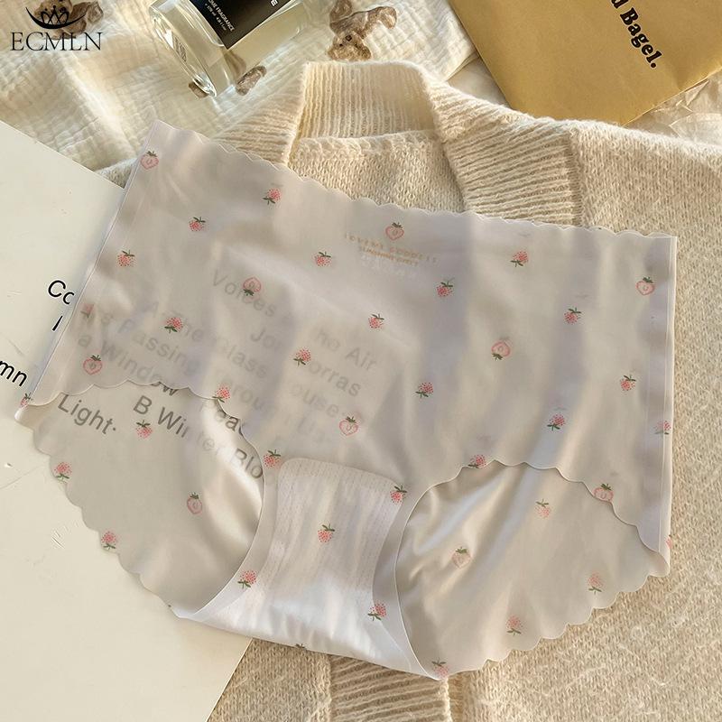 Women Invisible Ultra-thin Summer Underwear Women's Seamless Ice Silk Panties Bikini Underwear Panty Briefs Knickers Underwears