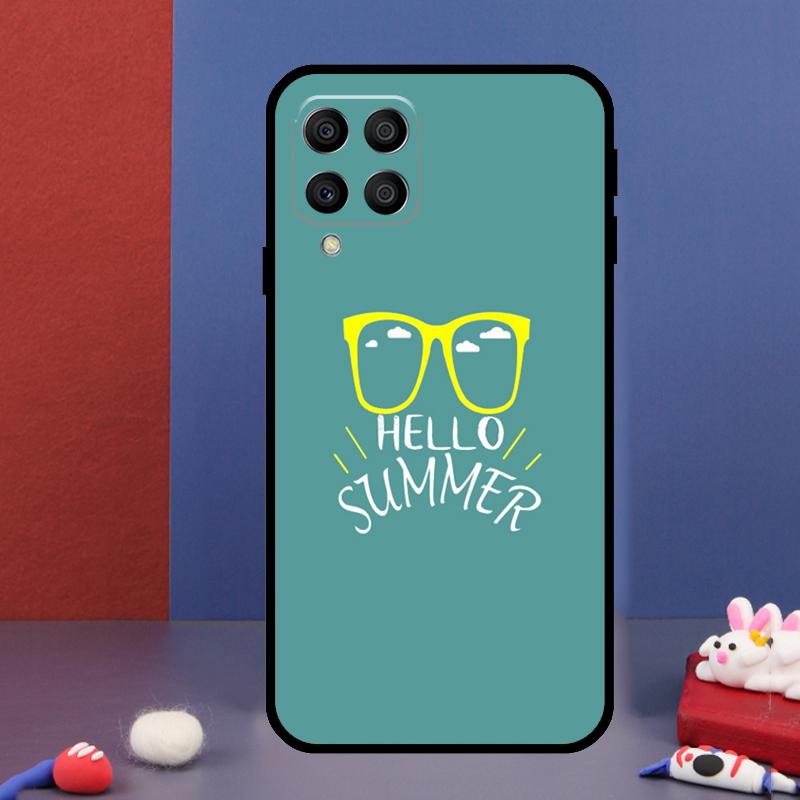 Чехол для телефона Hello Summer Flowers для Samsung Galaxy M12 M13 M33 M23 M53 M15 M55 M31 M51 M14 M34 M54 M20 M32 M52