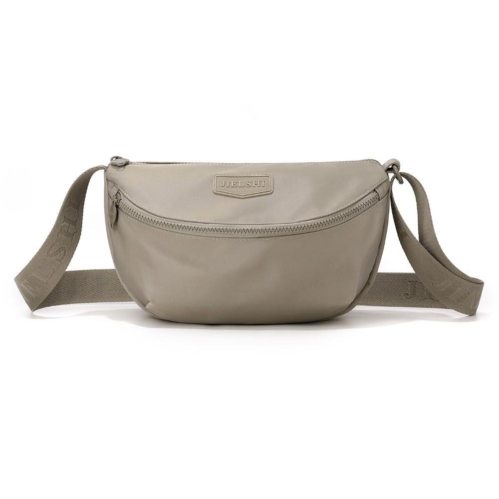 Nylon Crossbody Bag Ultra Lightweight Simple Design Single Shoulder Bag Large Capacity Small Backpack Outdoor Activities