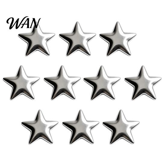 Star Design Fridge Magnet 10Pcs Vintage Love Heart Refrigerator Shape Decorative Kitchen Memo Notes Photo Holder for Home Office Magnetic