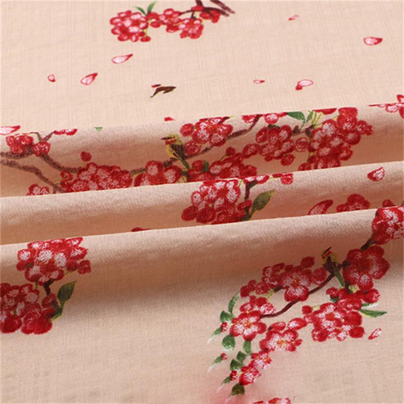 Летнее тонкое хлопковое платье Cheongsam, брюки с защитой от комаров, ткань «сделай сам», юбка, летние юбки, ткань с принтом, искусственная