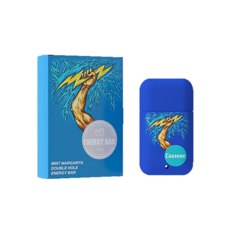 CAUSONE Энергетический стик Двухдырочный назальный ингалятор: Освежающая и снимающая усталость формула в упаковке на английском языке