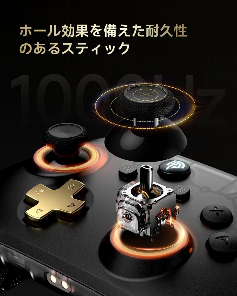 Контроллер для ПК EasySMX D05, Док-станция для зарядки, RGB-подсветка, Беспроводной контроллер для ПК, Контроллер для Switch, Геймпад для PCSwitchiOSAndroidSteam, с Холлом