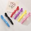 5pcs/set Plastic Alligator Hairpin Salon Barber Haircut Section Clamps Hair Grip Clips  Girls