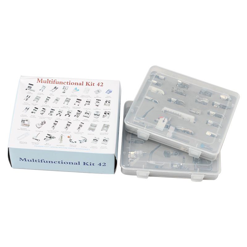 Набор многофункциональных прижимных лапок для швейной машины - 32 шт., 42 шт., 48 шт., 52 шт., 62 шт., 72 шт. Доступны варианты «Делюкс»