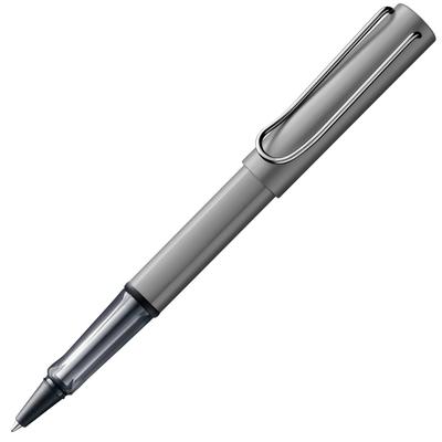 Графитовая роллерная ручка LAMY Эргономичная Средняя ширина линии Легкий алюминиевый корпус В комплекте черная роллерная заправка LAMY M 63 AL-star - Прозрачный, Захват, -