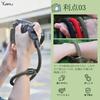 Camera Strap Camera Neck Strap Climbing Rope Anchor Links with Triangular Ring 3 Layer Construction SLR Camera Black [Yullmu]