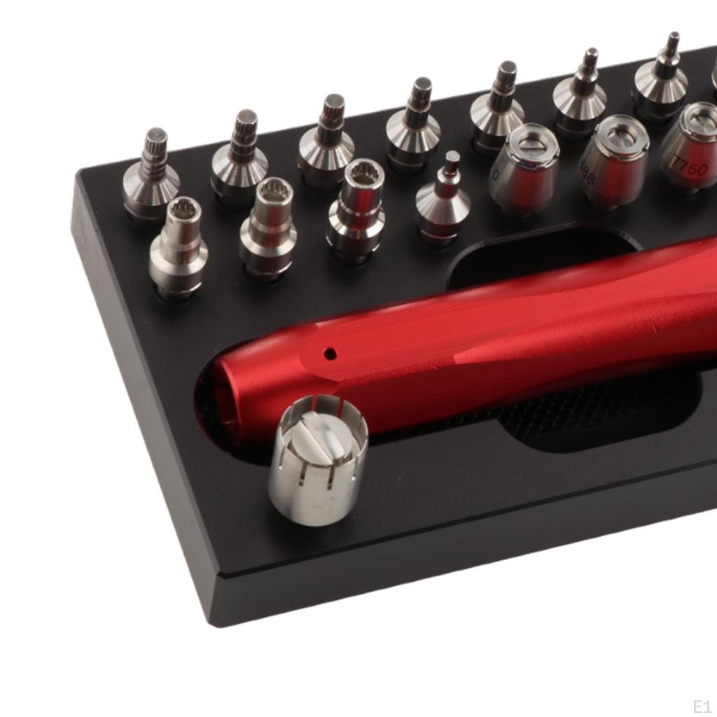 Набор инструментов для снятия заводной головки часов с ручкой, многоцелевой, из нержавеющей стали для часовщиков