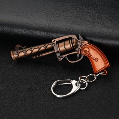 Прохладный игровой брелок в форме пистолета, металлический P92 R45 R1895, модель игрушки, брелок для ключей, подарок