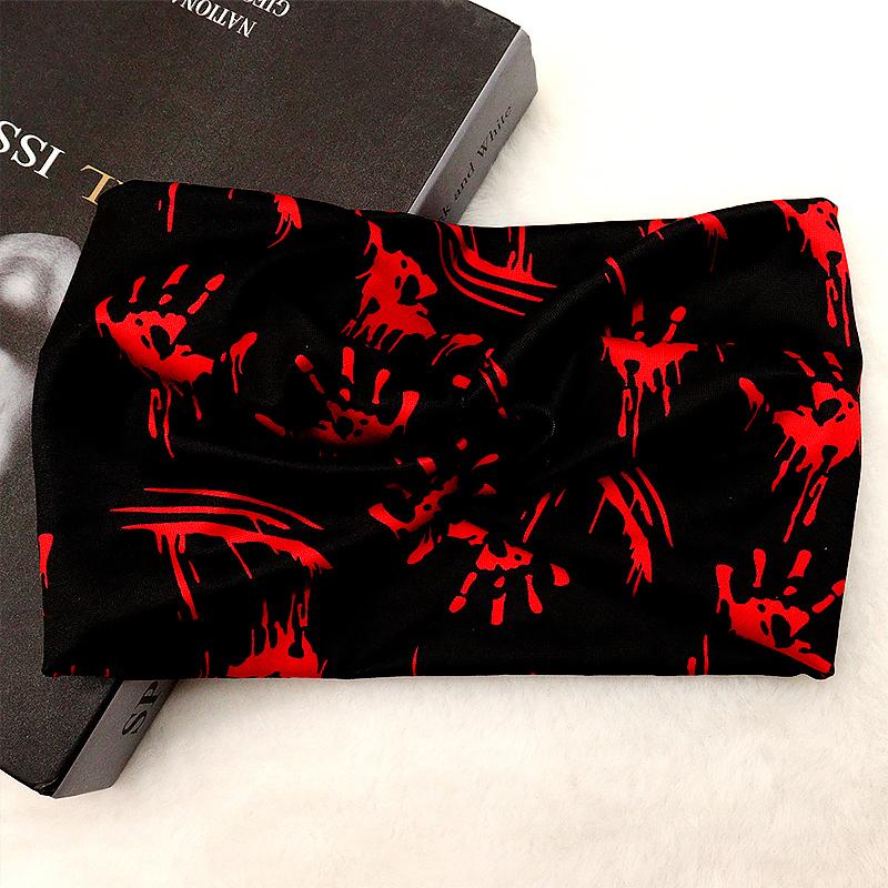 1 шт. Хеллоуин кровь повязка на голову эластичный уличный впитывающий пот галстук завязанный шарф для волос