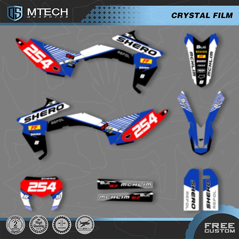 DSMTECH Custom Team Graphics Decals Stickers Kits For Sherc 2012 2013 2014 2015 2016 SE SE250 300 006