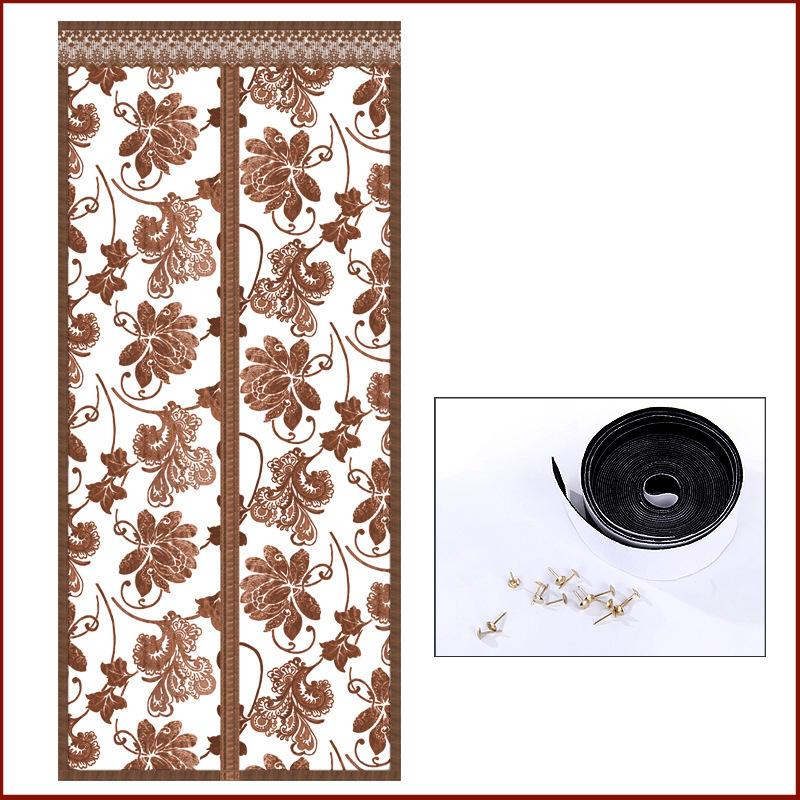 Магнитная москитная сетка без инструментов, летняя анти-жук, дверные шторы, сетка, автоматическое закрывание дверного экрана, волшебная сетка, кухонный экран