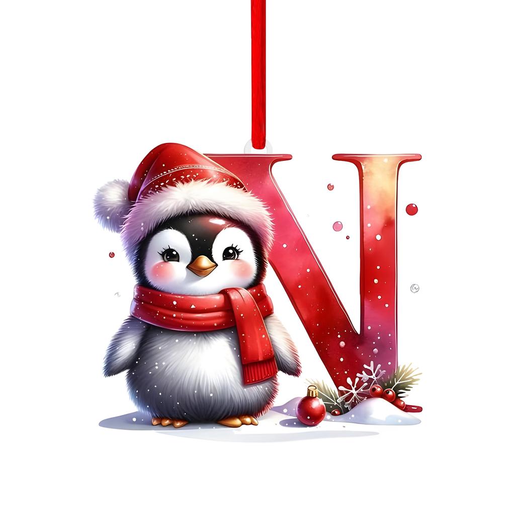 26 Letter,Christmas,Ornaments,Acrylic,1