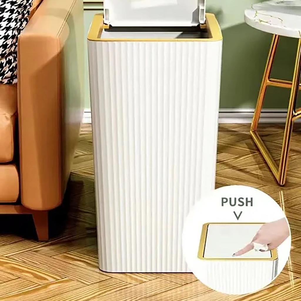 Пластиковый мусор с крышкой, корзина, кухня с крышкой, мусор с высоким внешним видом, бытовое использование