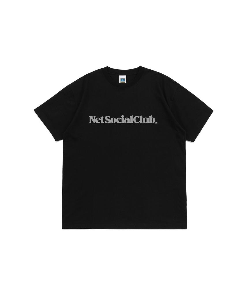 NET SOCIAL CLUB Vivid Straight Logo Tee (Black)
