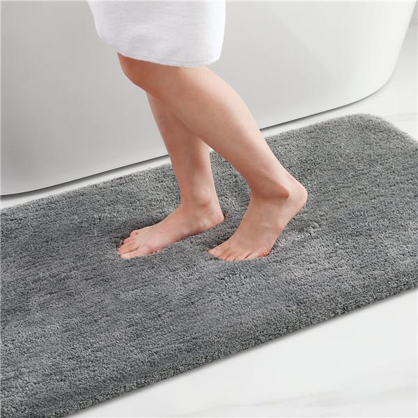 Мягкий плюшевый коврик для ванной комнаты, впитывающий быстросохнущий коврик для ванной, коврик для душа, защита для пола, декор, нескользящий ковер для гостиной, спальни