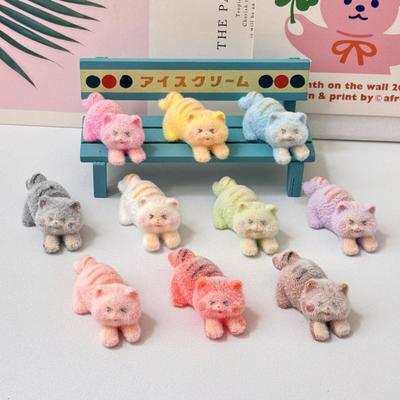 10 шт./Набор Мини-фигурка кошки Игрушка Мультяшные персонажи Фигурка кошки Игрушка-фигурка Действия Настольное украшение Поклонники Подарок для детей