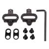1 Set Bicycle Cycling Shoes Pedal Cleat with Hex Wrench MTB Mountain Road Bike Self-locking Pedal Cleats Replacement Bike Accessories