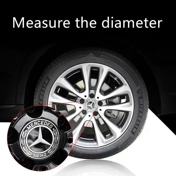 C200 E200 Для Mercedes Benz 4 Штуки/Комплект 75 мм Для Mercedes Benz AMG W203 W206 W220 W205 W211 W212 Центральные Колпачки Ступицы Колес Автомобиля Benz