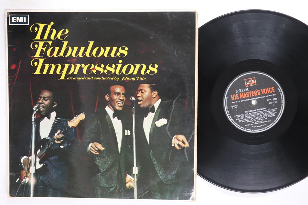 Виниловая пластинка IMPRESSIONS Fabulous Impressions CLP3631 HIS MASTERS V 1967 UK SoulFunk Б/у