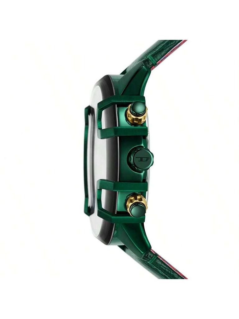 Diesel Мужские кварцевые часы кожаный ремешок циферблат 48 мм DZ4651