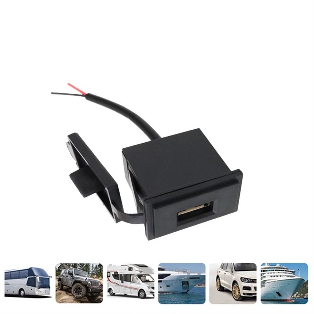 Pphone Charger Adapter Outlet USB Charger Socket Power Adapter Charging Station USB Car Charger
