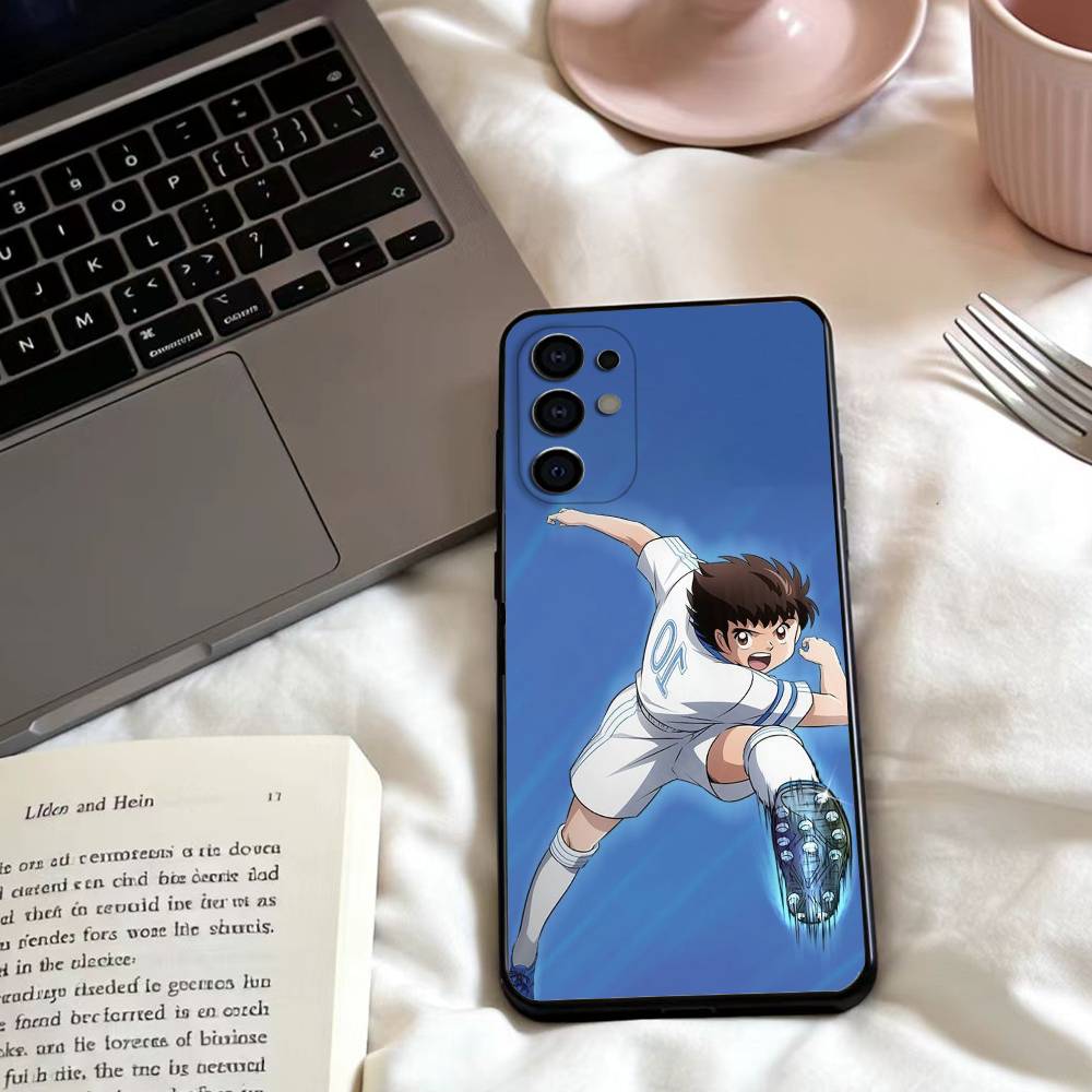 Аниме Крутой C-Капитан Т-Цубаса Чехол для телефона для Samsung S25,24,23,22,30,21,10,9,Ultra,Plus,Lite,FE,4,5 G Мягкий черный чехол