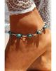 Azura Exchange Повседневный браслет на щиколотку в стиле бохо бирюзового цвета