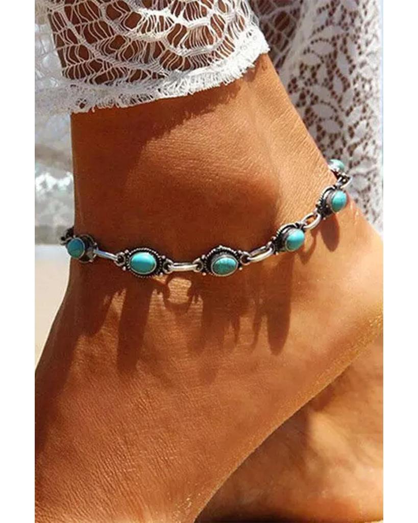 Azura Exchange Повседневный браслет на щиколотку в стиле бохо бирюзового цвета