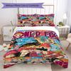 Starring the classic Japanese cartoon ONE PIECE Monkey D. Luffy provides comfortable bedding covers and pillowcases for home use (without core) K18