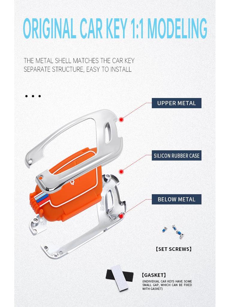 MG Car Key Cover for MG6 Pro, MG5, Navigator 21, MG HS, and ZS Models