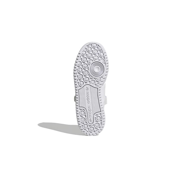 Adidas Forum J Белые переливающиеся детские кроссовки Cloud-White Core-Black GY9249