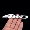 3D Metal Car Stickers 4WD Badge Emblem Car Standard Modified Stickers Tail Cover 4 Wheel Drive Car Side Mark Exterior Parts